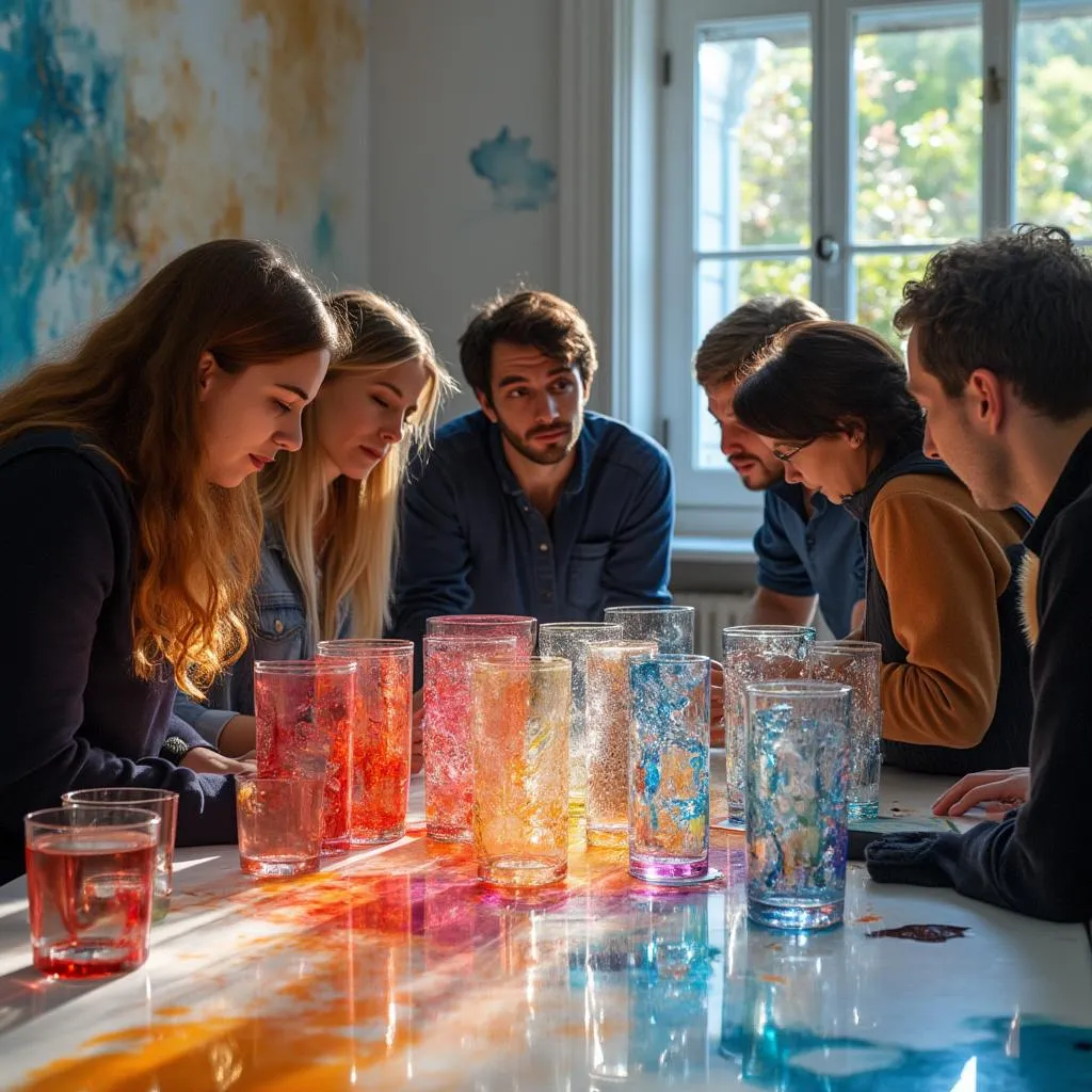 Groupe de mentors en formation
